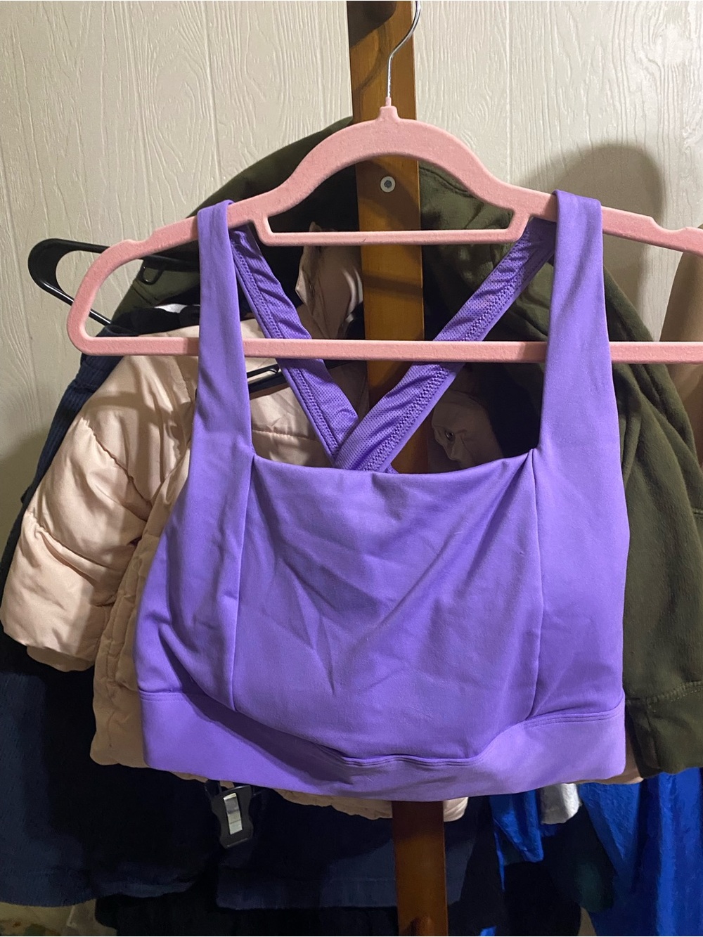 Target Lavender Cross-Back Sports Bra